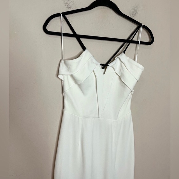 Roland Mouret White Midi Dress size 4 - Picture 4 of 9